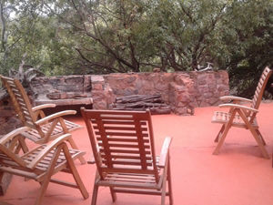 Red Earth  braai area