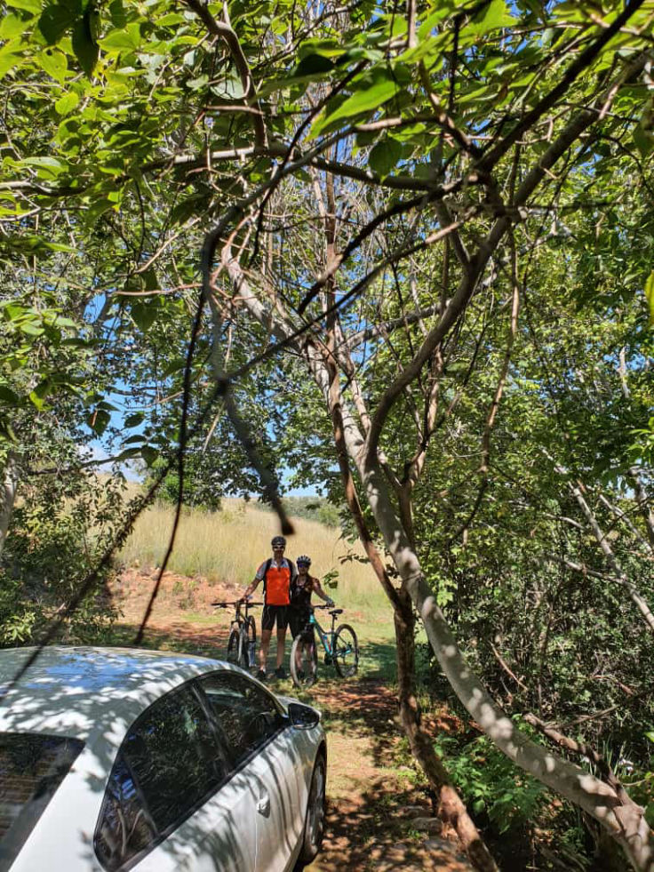 Guests going biking.